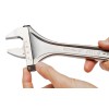 Llave ajustable moleta lateral cromada mod 0010