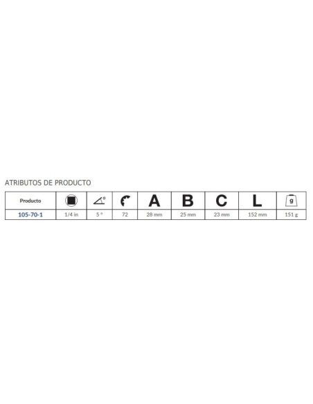 CARRACA 1/4" REVERSIBLE TIPO PERA