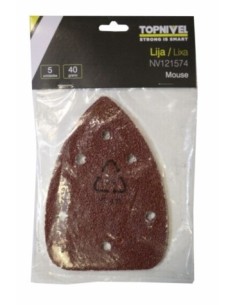 HOJA LIJA MOUSE GRANO 80 NIVEL 5 PZ