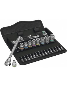 JUEGO LLAVES VASO 1/4 PULGADAS ZYKLOP SWITCH 28 PIEZAS
