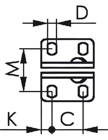 Brida vertical 6800 tamaño 0