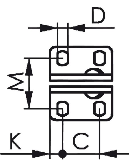 Brida vertical 6800 tamaño 0