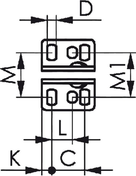 Brida vertical 6800 tamaño 0