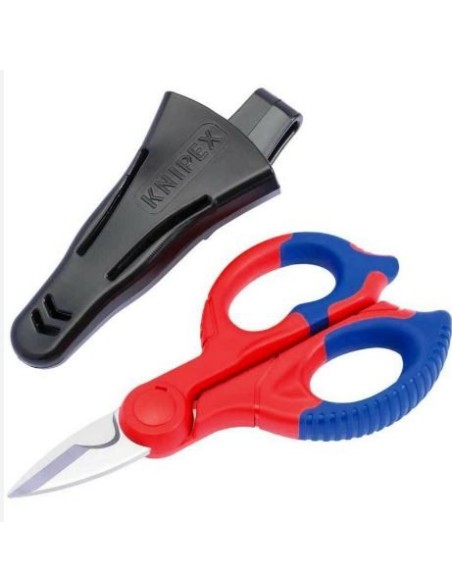 TIJERA PARA ELECTRICISTAS 155MM CON FUNTA CINTURON 95 05 155 SB KNIPEX