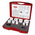 JUEGO DE 8 CORONAS PERFORADORAS HSS-CO 8 PARA ELECTRICIDAD TIPO EK2