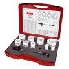 JUEGO DE 8 CORONAS PERFORADORAS HSS-CO 8 PARA ELECTRICIDAD TIPO EK2