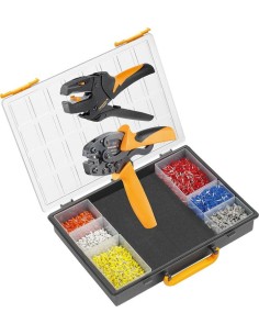 JUEGO CRIMPADO PARA VIROLAS DE CABLE 0.5-4QMM