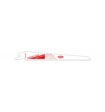 PACK DE 5 SIERRAS DE SABLE ACERO DE CORTE ULTRA RAPIDO (BOSCH S 611 DF) LARGO 15