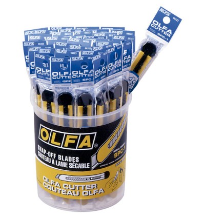PACK DE 40 CUTERS BASICOS CON CUCHILLA 9 MM