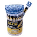 PACK DE 40 CUTERS BASICOS CON CUCHILLA 9 MM