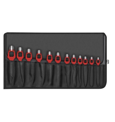 JUEGO DE 10 SACABOCADOS DE PUENTE DIN 7200 FORMA A (3-5-7-8-10-13-16-19-22-25 MM