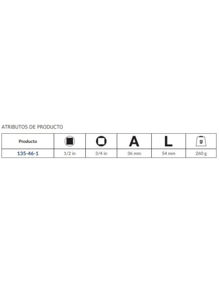 REDUCTOR 3/4" A 1/2"