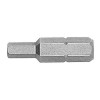 Punta 1/4" 25 mm hexagonal Allen 5 ud