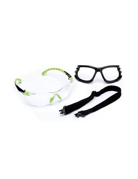 GAFA SOLUS 1000 VERDE/NEGRA LENTE INCOLORA AR/AE SCOTCHGARD (K Y N) S1201SGAF-KT