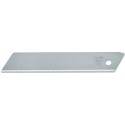 PACK DE 10 CUCHILLAS SOLIDA 18 MM PLATEADAS