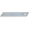 PACK DE 10 CUCHILLAS SOLIDA 18 MM PLATEADAS