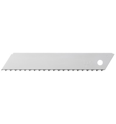 PACK DE 3 CUCHILLAS SOLIDA CON DENTADO ONDULADO 18MM PLATEADAS