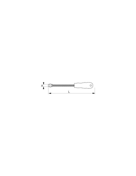 EXTRACTOR MAGNETICO FLEXIBLE 10X550MM 1KG