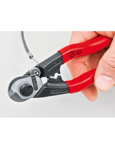 CORTACABLES CABLE TRENZADO CON MANGOS DE PLASTICO 190MM