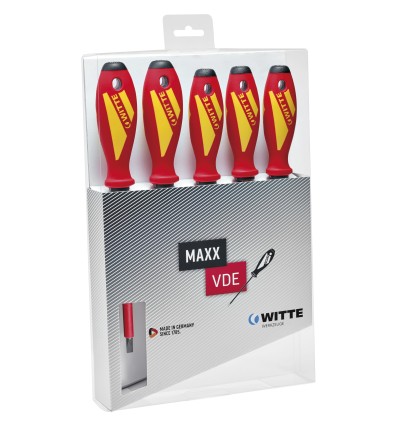 JUEGO 5 DESTORNILLADORES ELEC.1000V MAXX VDE (PL/PH)