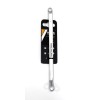 Llave de estrella 2 bocas acodadas cromada