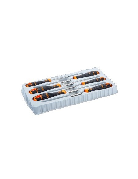 JUEGO DESTORNILLADORES BAHCOFIT 6PZS PL/RECTA/PH