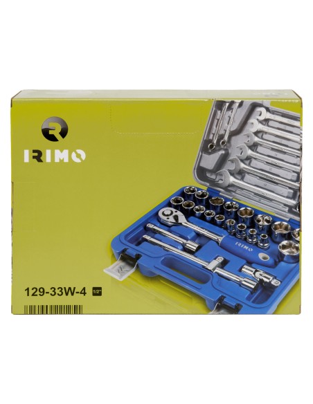 LLAVE VASO HEXAG. 1/2" CON LLAVES COMBINADAS C.V. IRIMO 33 P