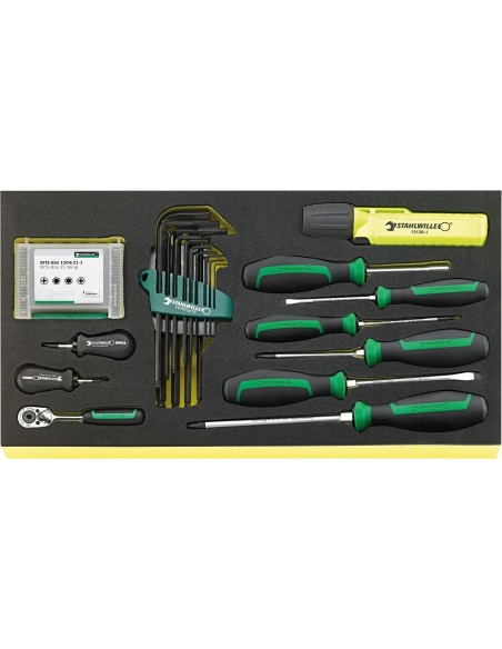 MALETIN CON BANDEJA TCS Y HERRAMIENTA 13224A WT/TS (NEGRO)