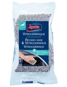 ESTROPAJO LIMP FIBRA INOX VITROCERAMICA/INDUCCION SPONTEX