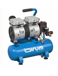COMPRESOR SILENCIOSO 6 LT 1HP 8 BAR SILTEK+ AIRUM