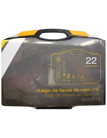 LLAVE VASO HEXAG. 1/2" 72 DIENT. C.V. NIVEL 22 PZ
