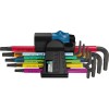 JUEGO LLAVES ALLEN ACODADA 9 PIEZAS MULTICOLOR HF W