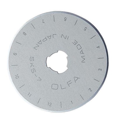 CUCHILLA CIRCULAR DE 45X0,3 MM PLATEADA