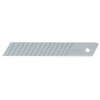 PACK DE 10 CUCHILLAS TROCEABLES 18 MM DOBLE SEGMENTO PLATEADAS