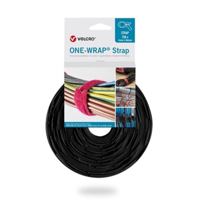 BRIDA ONE-WRAP 20X200MM 25 UD NEGRA