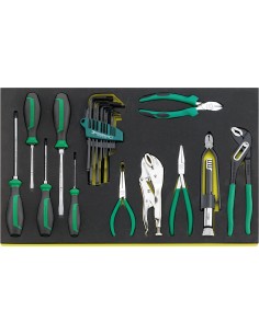 JUEGO HERRAMIENTAS. SISTEMA BANDEJAS TOOL CONTROL 13214A WW
