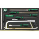 BANDEJA TCS CON INSTRUMENTOS DE MEDICION TCS 12025-13110/11