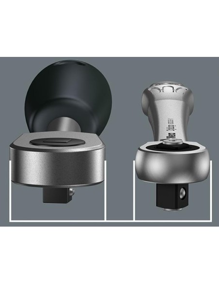 CARRACA CUADRADILLO PASANTE ZYKLOP METAL PUSH 1/4 PULGADAS