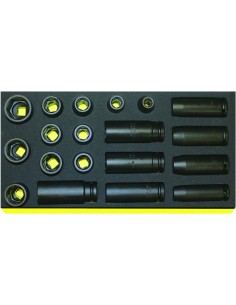 JUEGO DE BOCAS DE LLAVE DE VASO 1/2" - LARGAS - TCS 50IMP/51IMP/19