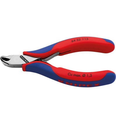 ALICATES DE CORTE OBLICUO FRONTAL ELECTRONICA SIN BISEL 115MM
