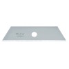 PACK DE 5 CUCHILLAS TRAPEZOIDALES 72X17,5 MM PLATEADAS