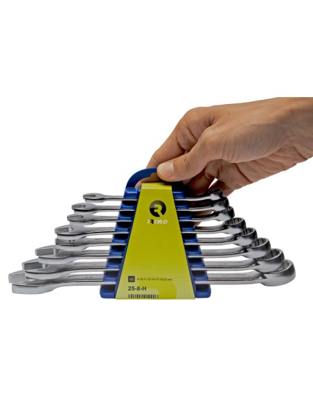 JUEGO 8 LLAVES COMBINADAS 8-22MM