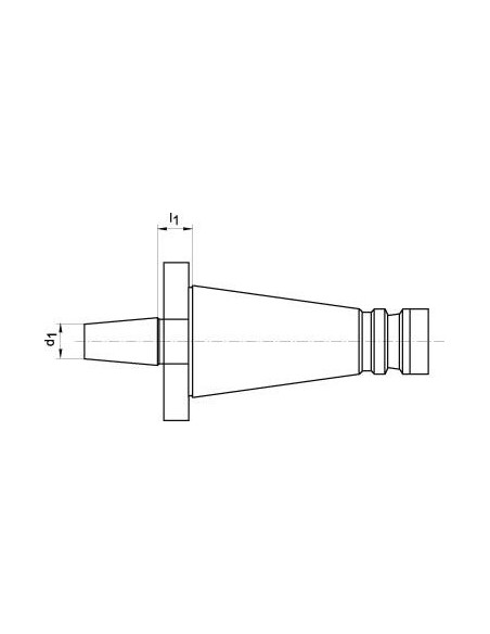 ALOJAMIENTO PORTABROCAS DIN2080 SK40-B16
