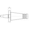 ALOJAMIENTO PORTABROCAS DIN2080 SK40-B16