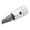Llave de vaso cuadradillo 1/4" punta plana mod 6709F