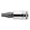 Llave de vaso cuadradillo 1/4" punta plana mod 6709F