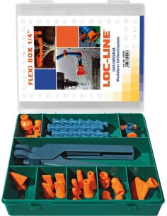 JUEGO MANGUERAS PARA REFRIGERANTE FLEXI/BOX 27 PIEZAS 1/2 PULGADAS