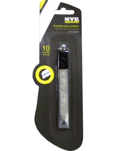 CUCHILLA CUTTER 9MM NIVEL 10 PZ