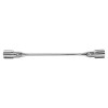 Llave articulada de 2 bocas vaso bi-hexagonal mod 4040M