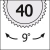 CARRACA REVERSIBLE PALANCA 1/4 PULGADAS 40DIENTES 127MM
